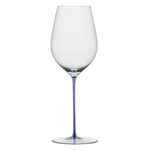 BRC 크리스탈 레드와인잔 블루, 670ml, 1개