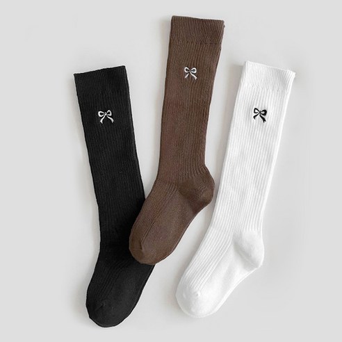 사랑스러운 리본 자수 니삭스로 우리 딸 스타일 완성!