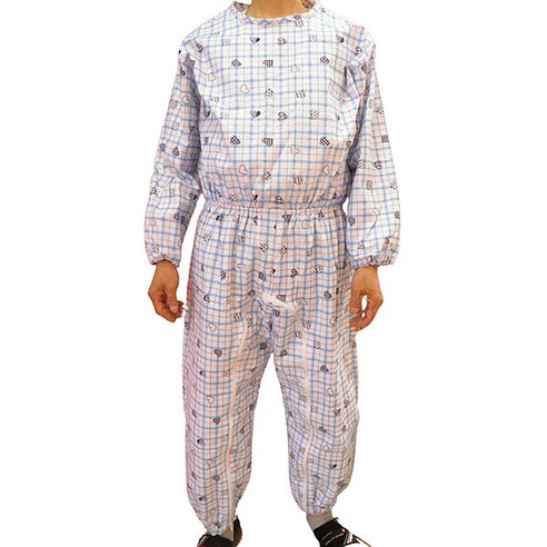 메디코 뒷지퍼 성인우주복 L, 하트블루, 1개
