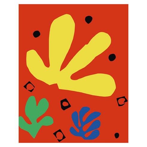 모모픽스페인팅 DIY 명화그리기 세트 30 x 40 cm, C14 마티스 식물, 1세트
