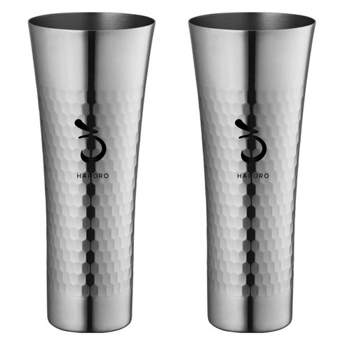하로로 야마노 스테인 해머톤컵 460ml, 2개
