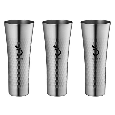 하로로 야마노 스테인 해머톤컵 460ml, 3개