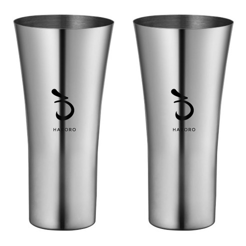 바겐슈타이거 하로로 야마노 스테인 플레인컵 380ml, 2개