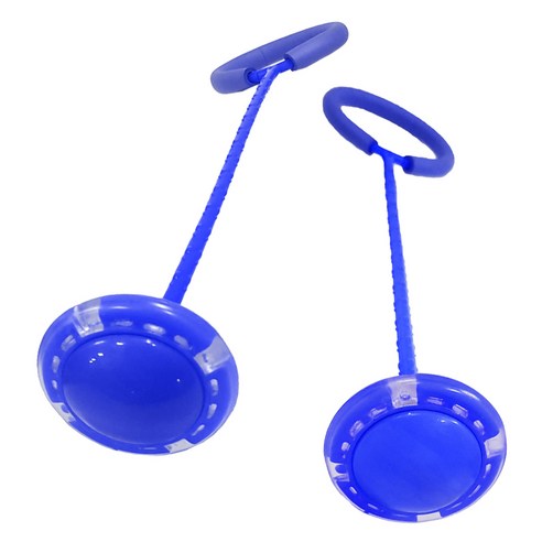 아가플러스 반짝반짝 일자형 LED 발목줄넘기 2p, 블루, 1세트