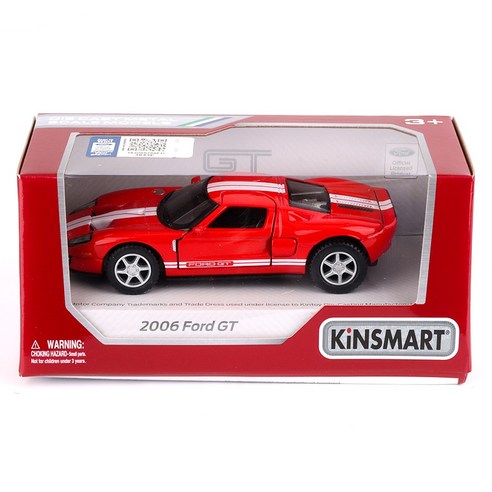 킨스마트 포드 GT 자동차 완구 KT5092, 레드, 1세트