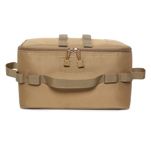 따봉오빠 캠핑 여행 분리 수납 멀티 다용도 가방 34 x 17 x 19 cm JNH1643, 베이지, 1개