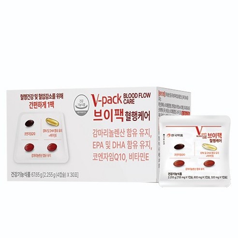 브이팩 안국약품 혈행케어, 1개, 67.65g