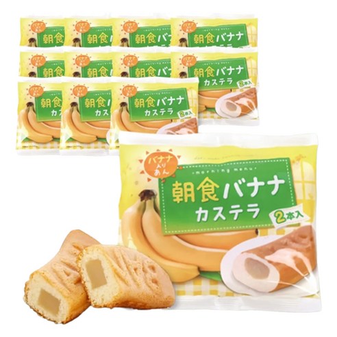 리마 조식 바나나 카스테라, 80g, 12개