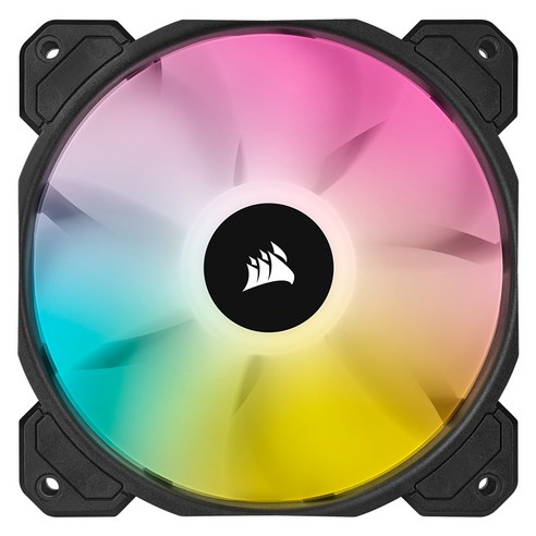 커세어 iCUE 시스템 쿨러 저소음 120mm FAN / SP120 RGB ELITE - SINGLE FAN, 블랙, 1개