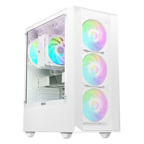 포유컴퓨터 2024 게임용 조립PC 라이젠5 라이젠 7000 시리즈 지포스 RTX 4060 Ti, 화이트, TR753246tiW, 1TB, 32GB, Free DOS