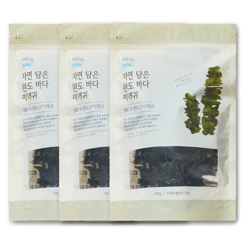 청해거상 자연담은 완도 바다 미역귀, 3개