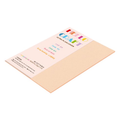 종이문화 두꺼운 양면 레인보우 카드지 No 26 피치 205g A6, 90개