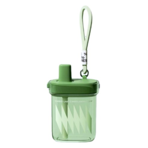 차코랩 BOBO 트라이탄 텀블러 스퀘어컵, 그린, 1개, 780ml
