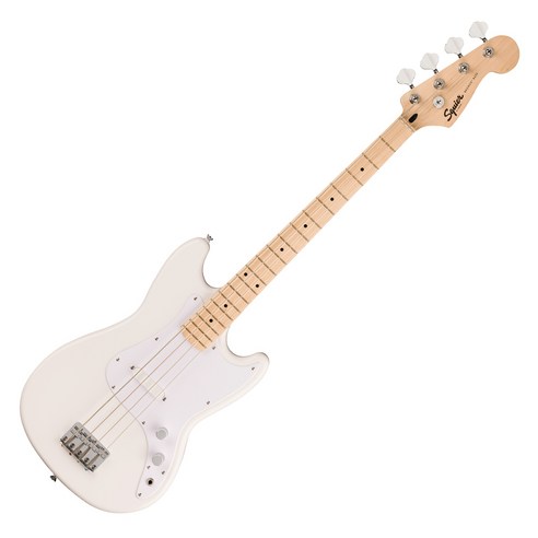 스콰이어 SONIC Bronco Bass MN WPG 베이스기타, Arctic White, 1개, 037-3802-580