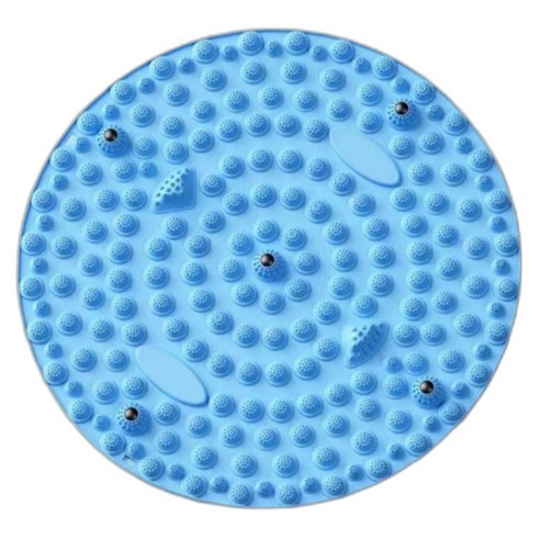 비투윈 발 마사지 건강 발지압매트 37cm, 1개, 블루