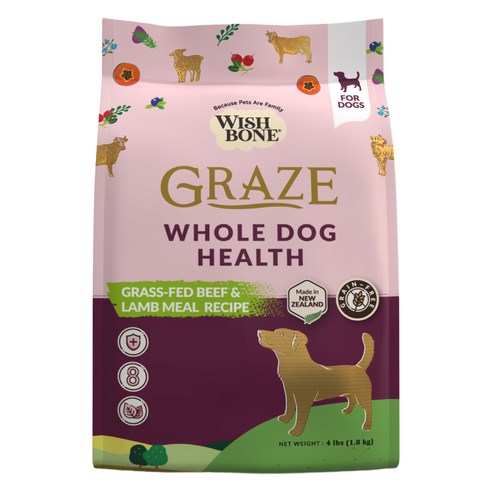 WISHBONE 전연령 강아지 사료, 1.8kg, 소, 1개