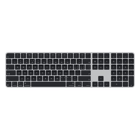 Apple 2024 Touch ID 숫자 키패드 Magic Keyboard, 블랙, MXK83KC/A