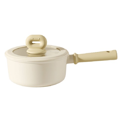 카로트 까로떼 인덕션 리틀빈 V2 편수냄비, 20cm, 크림옐로우, 1개