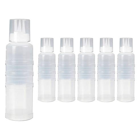 리빙패밀리 잘라쓰는 뚜껑소스통 3구, 600ml, 6개