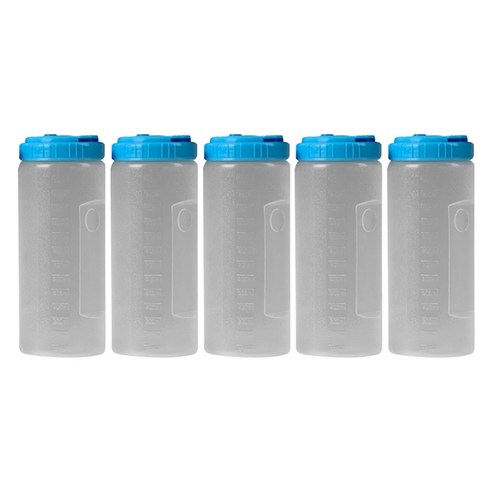 리빙패밀리 물병, 혼합색상, 1.4L, 5개