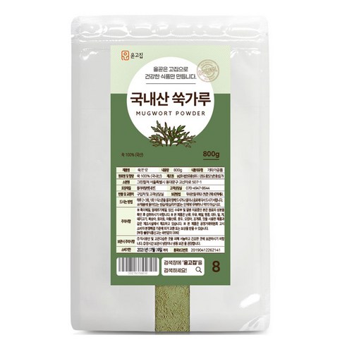 윤고집 쑥가루, 800g, 1개