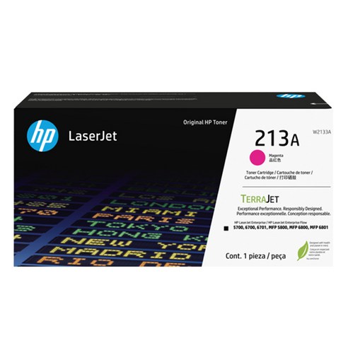 HP 정품 토너 W2133A No.213a, 1개, 마젠타