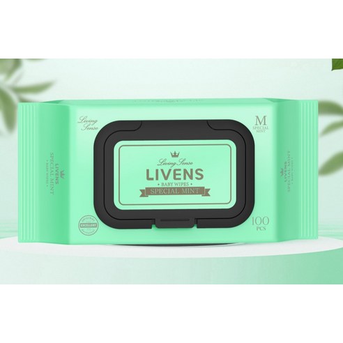 촉촉함과 상쾌함을 동시에, 리벤스 민트 물티슈로 우리 아이 피부를 산뜻하게!
