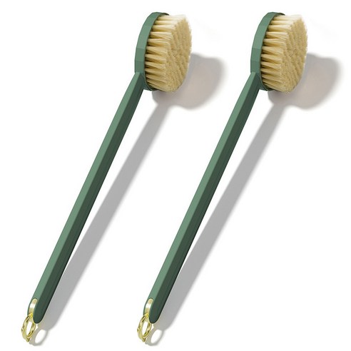 알로데 보송 바디 브러쉬, TYPE05 그린, 2개, 1개입