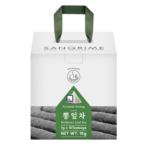 산그리메 뽕잎차 삼각티백 선물용패키지, 15개입, 1개, 1g