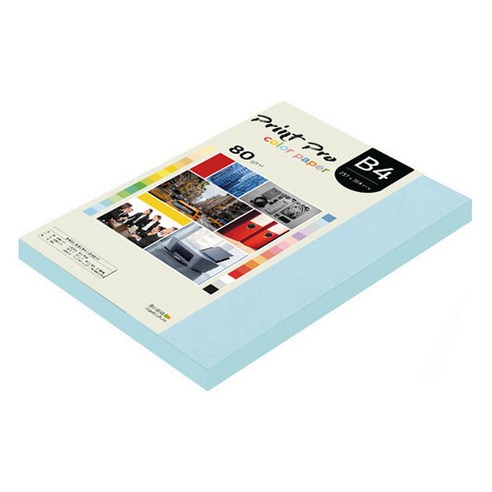 종이문화 프린트프로 칼라복사지 No 16 스카이블루, B4, 170개
