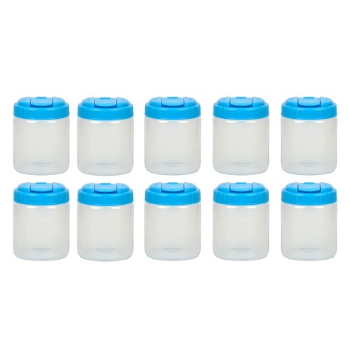 리빙패밀리 물병, 혼합색상, 0.5L, 10개
