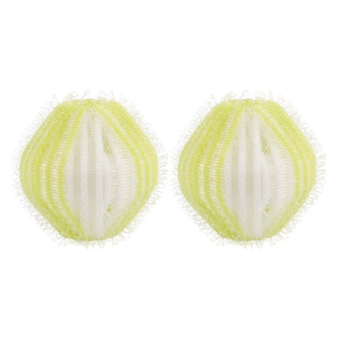 킹스로드 통돌이 드럼 세탁볼, 08 그린화이트 5cm, 2개