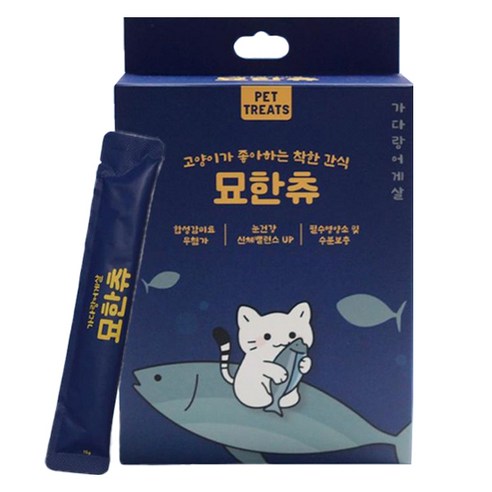 펫트리츠 고양이 묘한츄 대용량 간식 30p, 1개, 450g, 가다랑어게살