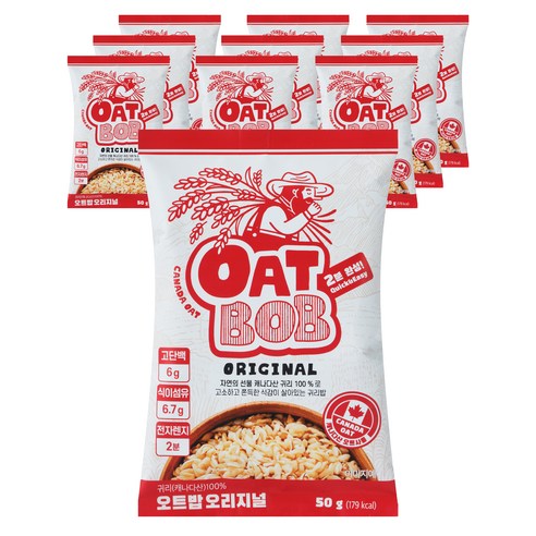 태광선식 오트밥 오리지널, 50g, 10개