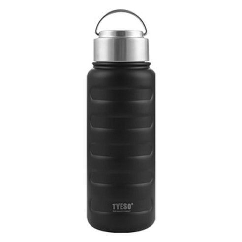 타이소 히키스 산책 마실 Tall사이즈 스텐 보온병, 1개, 360ml, 블랙