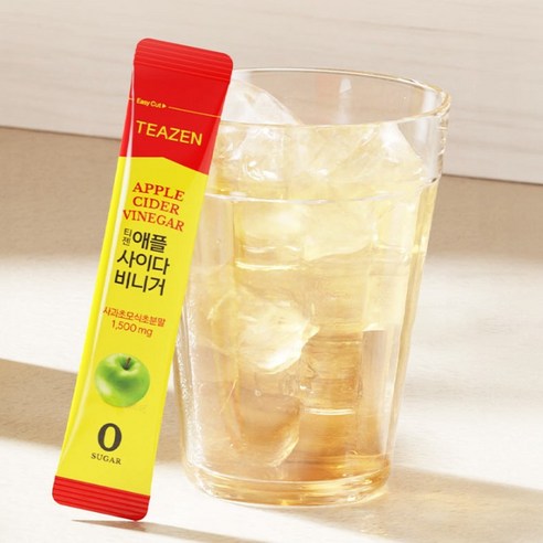 상큼함이 샘솟는 활력, 티젠 애플사이다 비니거
