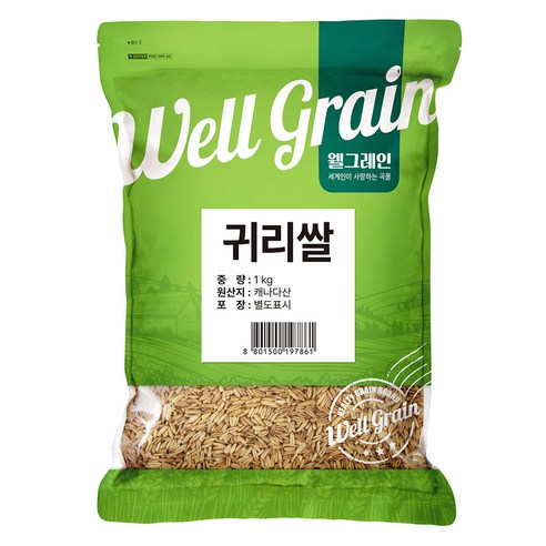 웰그레인 귀리쌀, 1kg, 1개