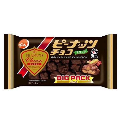 덴로쿠 피넛 초코, 166g, 1개