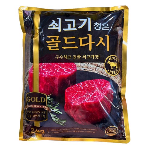 청은에프엔비 쇠고기 골드 다시, 2kg, 1개
