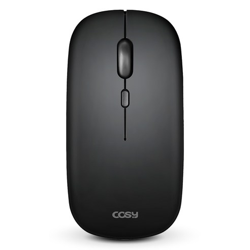 코시 블루투스 C타입 충전식 무소음 마우스 M4130BT, 블랙