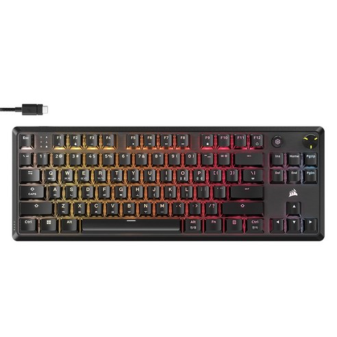 좁은 책상 위 답답함 해결사 커세어 K70 RGB CORE TKL