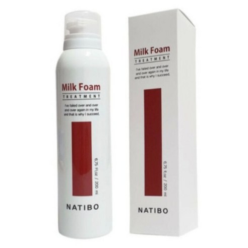 나티보 밀크폼 단백질 헤어팩 트리트먼트, 1개, 200ml