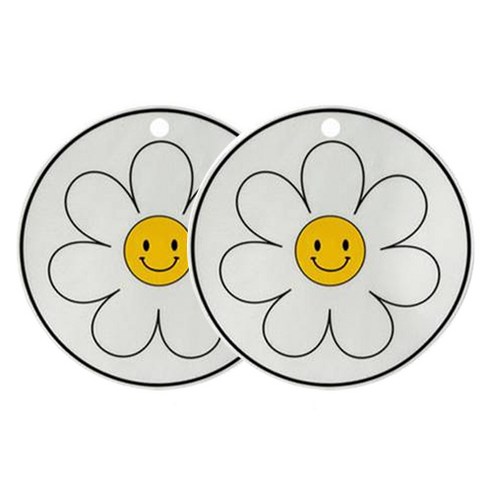 아싸레 실리콘 인덕션 스크래치 보호매트 26cm, 2개, 화이트