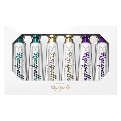 루치펠로 미니치약 6p 세트: 일상에 스며드는 상쾌한 미소 미니치약