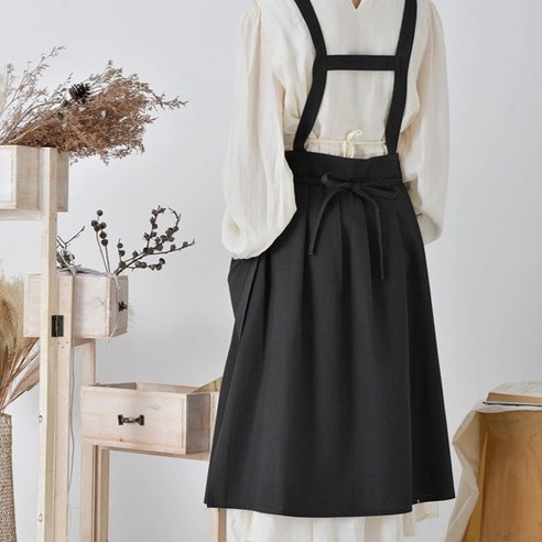 쏟아도 괜찮아! 마법 같은 방수 린넨 원피스 앞치마