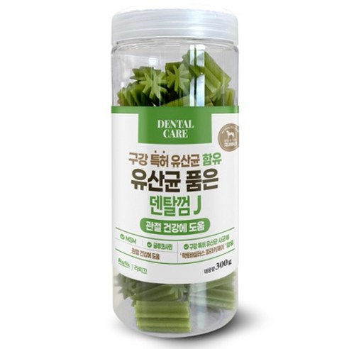 라피끄 강아지 유산균 품은 덴탈껌 J, 300g, 1개, 관절 건강