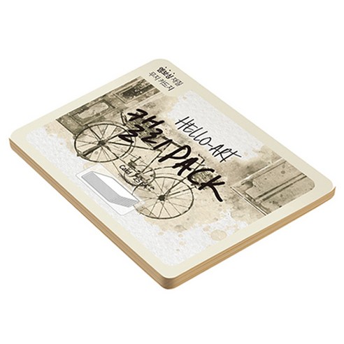 종이문화 헬로우 아트 캘리팩 두꺼운 엠보카드 200g 55 크라프트브라운, 208 x 153 mm, 25개