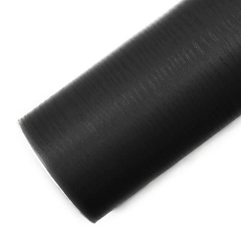 로즈로사 솔리드 우드 몰딩 인테리어 필름 시트지 SG75, 블랙, 20cm x 30m