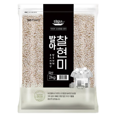 더담은 발아찰현미, 2kg, 1개