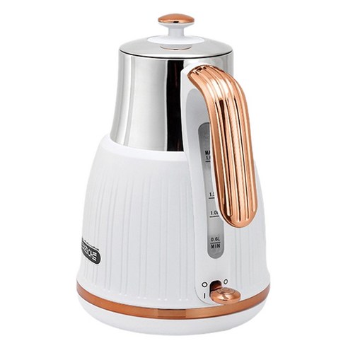 키친아트 렉스 무선 스텐 전기주전자 1.6L, KP-583 (화이트)